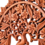 Панно из дерева круглое Sakura Panel With Trees варинант исполнения - 2 | Loft Concept в Краснодаре