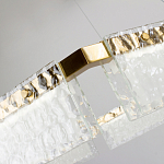 Светодиодная люстра с рельефным стеклом ICE GLASS 70 варинант исполнения - 4 | Loft Concept в Краснодаре