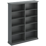 Двойной стеллаж серый Percent Rack Grey варинант исполнения - 1 | Loft Concept в Краснодаре