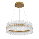 Люстра круглая с декоративными элементами в виде лепестков Round Light Flashing варинант исполнения - 4 | Loft Concept в Краснодаре