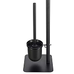 Держатель для туалетной бумаги с подвесным ершиком Black Bathroom Accessory варинант исполнения - 4 | Loft Concept в Краснодаре