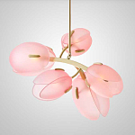 Дизайнерский Светильник Lilly Pink Tulip Lamp розовый плафон  варинант исполнения - 5 | Loft Concept в Краснодаре