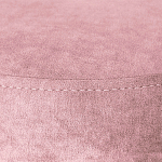 Банкетка круглая пыльно-розовый велюр на 4-х металлических ножках золотого цвета SANJAY варинант исполнения - 4 | Loft Concept в Краснодаре