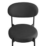 Стул мягкий Alfie Chair черный варинант исполнения - 5 | Loft Concept в Краснодаре