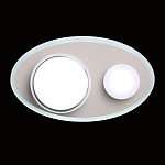 Бра овальной формы белого цвета с 2-мя лампами Lunar Pebbles варинант исполнения - 3 | Loft Concept в Краснодаре