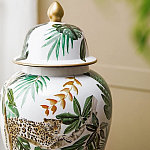 Ваза из фарфора с ручной росписью Leopard Collection  варинант исполнения - 5 | Loft Concept в Краснодаре