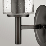 Бра с плафоном в форме цилиндра из прозрачного стекла с пузырьками Hinkley варинант исполнения - 9 | Loft Concept в Краснодаре