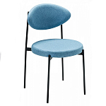 Стул металлический с мягкой спинкой и сиденьем Alfie Chair варинант исполнения - 5 | Loft Concept в Краснодаре