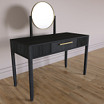 Туалетный Стол с зеркалом Primo Черный дуб варинант исполнения - 4 | Loft Concept в Краснодаре