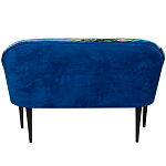 Диван двухместный из натурального бука синий с цветным принтом Impressionism in Art варинант исполнения - 2 | Loft Concept в Краснодаре