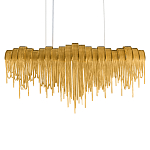 Люстра подвесная с металлическими дугами и длинными цепочками 115 см Atlantis Chain варинант исполнения - 8 | Loft Concept в Краснодаре