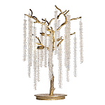 Лампа настольная со стеклянными подвесами цвет золото FAIRYTREE Light варинант исполнения - 1 | Loft Concept в Краснодаре