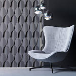 Гипсовая 3D Панель DRAGON SCALE - D варинант исполнения - 2 | Loft Concept в Краснодаре