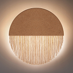 Бра круглое натуральная пробка с бахромой Natural Cork варинант исполнения - 4 | Loft Concept в Краснодаре