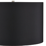 Настольная лампа с белым фактурным корпусом и черным абажуром Twisted варинант исполнения - 2 | Loft Concept в Краснодаре