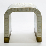 Приставной столик BONE INLAY SIDE TABLE-Cream варинант исполнения - 1 | Loft Concept в Краснодаре