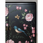 Комод деревянный Tits on flowers варинант исполнения - 7 | Loft Concept в Краснодаре