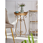 Столик приставной на фигурном подножии Magnificent Century варинант исполнения - 4 | Loft Concept в Краснодаре