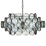 Люстра с каскадом из круглых стеклянных дисков Small Round Sequins варинант исполнения - 3 | Loft Concept в Краснодаре