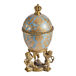 Шкатулка на величественных львах из фарфора с бронзовыми элементами Eden Garden варинант исполнения - 3 | Loft Concept в Краснодаре