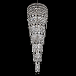 Люстра многоярусная каскадная с хрустальными подвесками Roul Crystal Light варинант исполнения - 2 | Loft Concept в Краснодаре