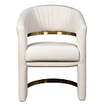 Полукресло Valbonne Chair cream velour варинант исполнения - 1 | Loft Concept в Краснодаре