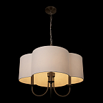 Люстра с белым текстильным абажуром Vitorino  варинант исполнения - 5 | Loft Concept в Краснодаре