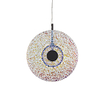 Подвесной светильник из фактурного двойного стекла Heterochromia варинант исполнения - 2 | Loft Concept в Краснодаре