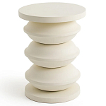 Фигурный приставной столик кремового цвета  AMORPHOUS варинант исполнения - 1 | Loft Concept в Краснодаре