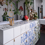 Дизайнерская кровать с системой хранения варинант исполнения - 2 | Loft Concept в Краснодаре