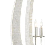 Люстра каплевидной формы покрытая перламутровой мозаикой Soft Pearl Shape варинант исполнения - 1 | Loft Concept в Краснодаре