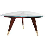 Дизайнерский кофейный стол со стеклянной столешницей Gio Ponti D.552.2 Coffee Table варинант исполнения - 1 | Loft Concept в Краснодаре