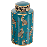 Ваза фарфоровая с крышкой Leopard Ccollection варинант исполнения - 1 | Loft Concept в Краснодаре