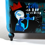 Кресло "Баския и Уорхол" Basquiat Warhol graffiti chair натуральная кожа варинант исполнения - 9 | Loft Concept в Краснодаре