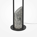 Напольный торшер светодионый черный Lumen Duo варинант исполнения - 4 | Loft Concept в Краснодаре