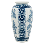 Ваза с синим цветочным орнаментом Blue & White Ornament  варинант исполнения - 2 | Loft Concept в Краснодаре