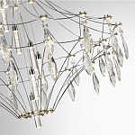 Люстра подвесная из металла с прозрачными подвесками из хрусталя Quasar 93 варинант исполнения - 10 | Loft Concept в Краснодаре