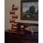 Торшер с каркасом из множества полок Links варинант исполнения - 5 | Loft Concept в Краснодаре