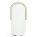 Зеркало овальное Curved Furniture бежевое варинант исполнения - 1 | Loft Concept в Краснодаре