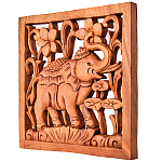 Панно из дерева слов и цветы Panel With Animals варинант исполнения - 2 | Loft Concept в Краснодаре