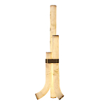 Торшер геометрический с тремя мраморными плафонами Marble Tripod варинант исполнения - 2 | Loft Concept в Краснодаре