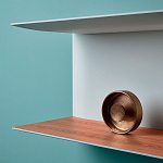 Дизайнерская подвесная полка Gio Ponti D.355.1 - D.355.2 Hanging Bookcase варинант исполнения - 2 | Loft Concept в Краснодаре