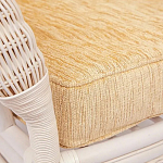 Комплект уличной мебели из ротанга Eloise белый варинант исполнения - 6 | Loft Concept в Краснодаре