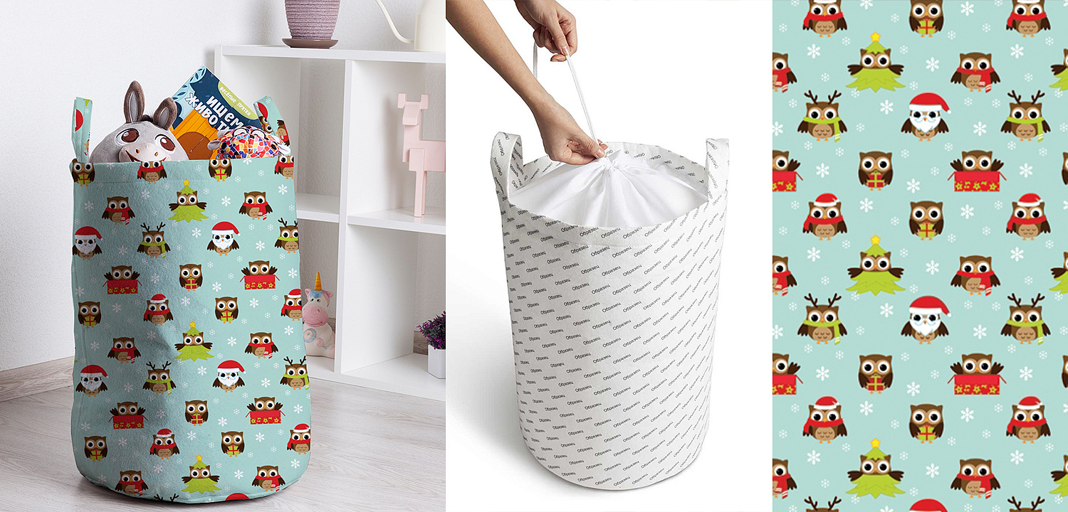 Корзина New Year Owls Basket Корзина New Year Owls Basket - Loft-Concept в Краснодаре