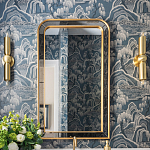 Зеркало в золотой раме Arched Mirror варинант исполнения - 2 | Loft Concept в Краснодаре