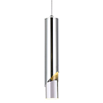 Подвесной светильник Metal Acrylic Tube Chrome Hanging Lamp варинант исполнения - 1 | Loft Concept в Краснодаре