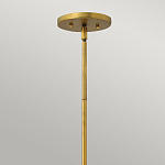 Подвесной светильник с матовым стеклянным коническим плафоном в современном стиле Hinkley варинант исполнения - 6 | Loft Concept в Краснодаре