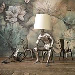 Лампа MALE MANNEQUIN LAMP с абажуром варинант исполнения - 2 | Loft Concept в Краснодаре
