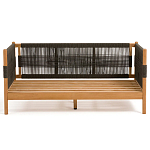 Садовый диван из тикового дерева и веревок Оreon варинант исполнения - 5 | Loft Concept в Краснодаре