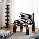 Кресло черно-белое со съемными подушками Celebrity варинант исполнения - 7 | Loft Concept в Краснодаре